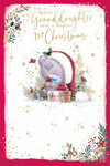 Me To You Tiny Tatty Teddy Cute Christmas Card For Granddaughter's First Christmas 6x9ins- Official Collection