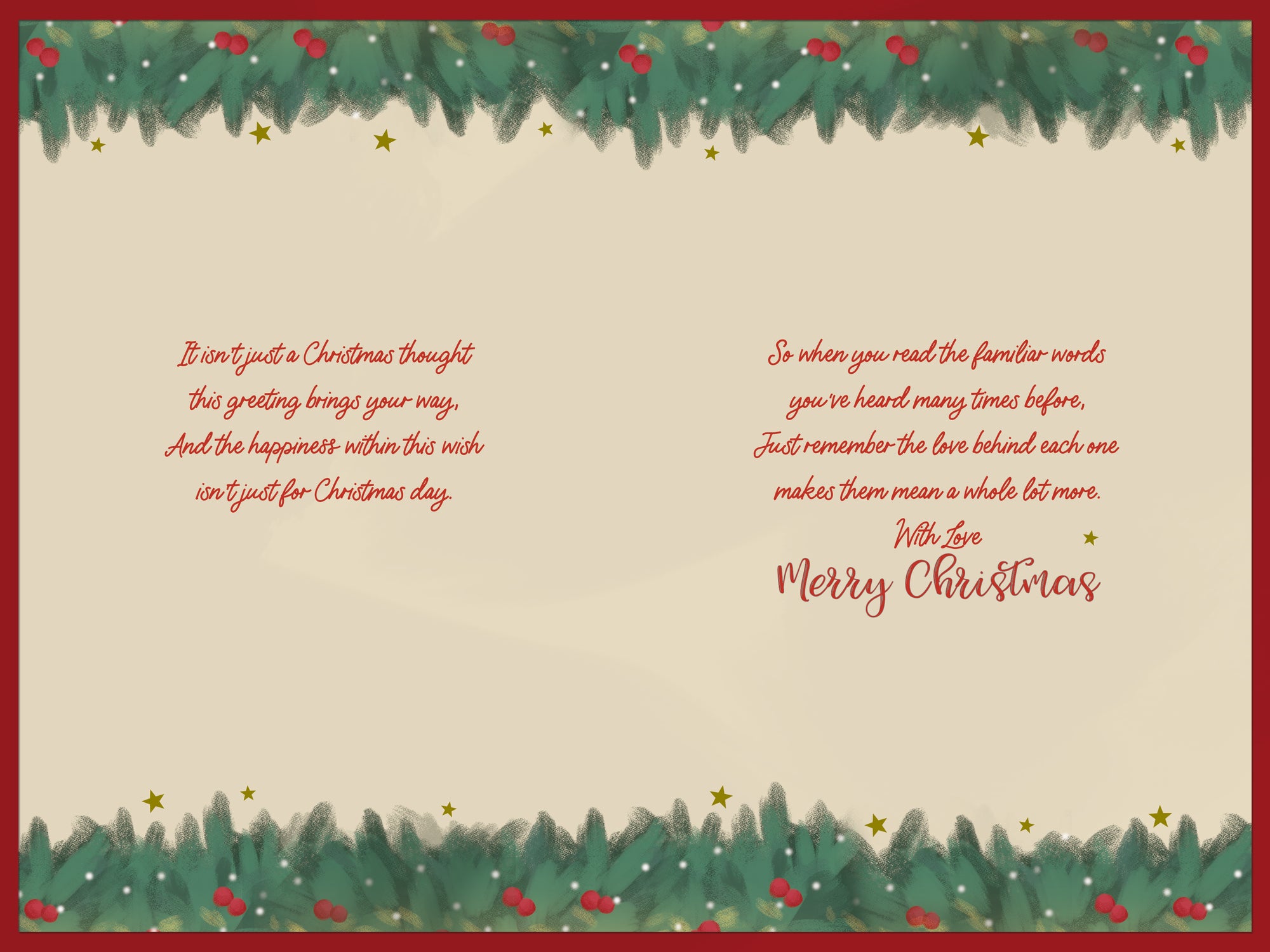 Luxury Christmas Card For A Lovely Sister And Family, Featuring Santa In His Sleigh - Wishing Well Studios 6 X 9 Inches