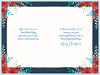 Wishing Well Studios Luxury Christmas Card To A Lovely Mum, With A Poinsettia Wreath, 6 x 9 Inches