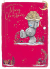 Me To You Tatty Teddy Luxury Christmas Card With Gold Foil Detail 5x7ins - Official Collection