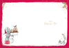 Me To You Tatty Teddy Luxury Christmas Card With Gold Foil Detail 5x7ins - Official Collection