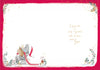 Me To You Tatty Teddy Christmas Card To A Fabulous Sister 5x7ins - Official Collection