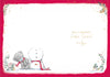 Me To You Tatty Teddy Special Goddaughter Luxury Christmas Card With Gold Foil Detail For Godchild 5x7ins - Official Collection