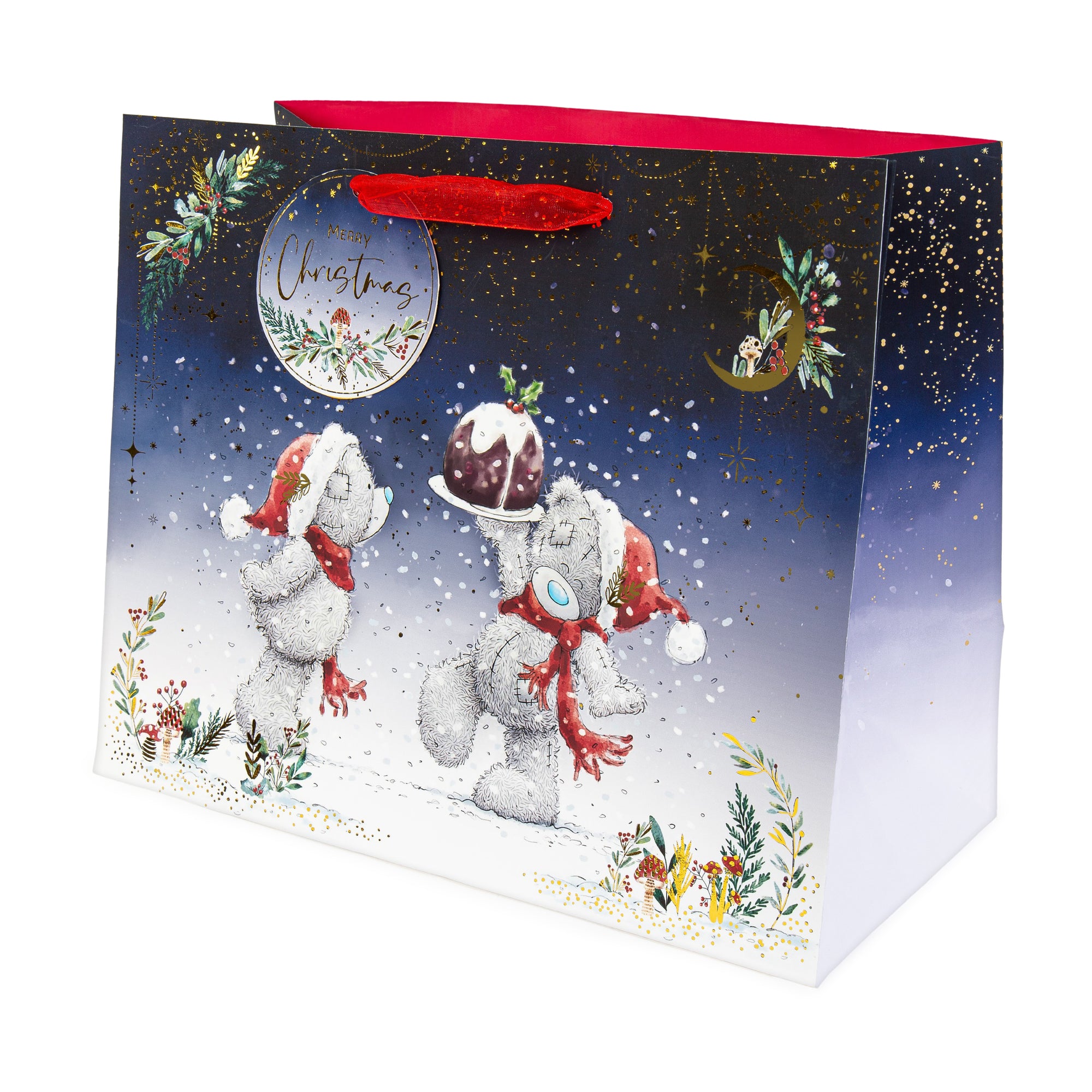 Me to You Christmas Pudding Gift Bag Large