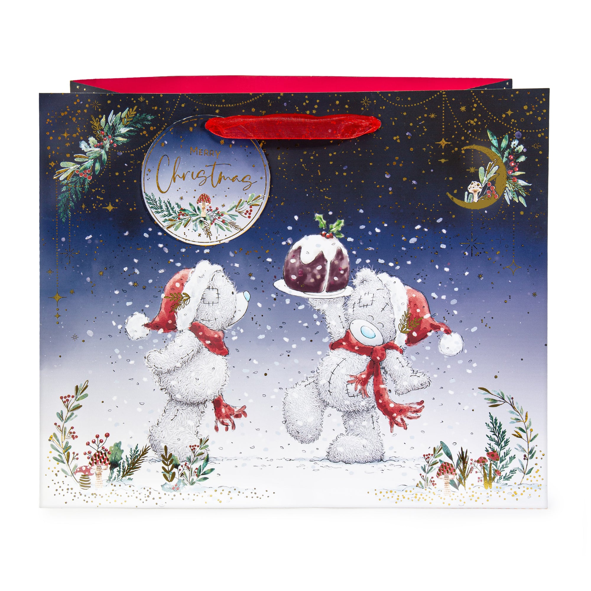 Me to You Christmas Pudding Gift Bag Large