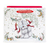Me to You Large Christmas Festive Bear & Pudding Gift Bag