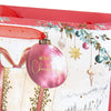 Me To You Tatty Teddy Christmas Large-Sized Gift Bag, With Large Bauble Gift Tag, Featuring Tatty Teddy Bears Carrying a Large Gift 33 x 26.7 cm - Official Collection