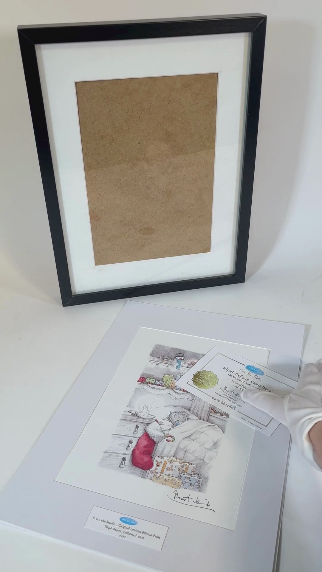 Me to You 'Night Before Christmas'  From the Studio Limited Edition A3 Print