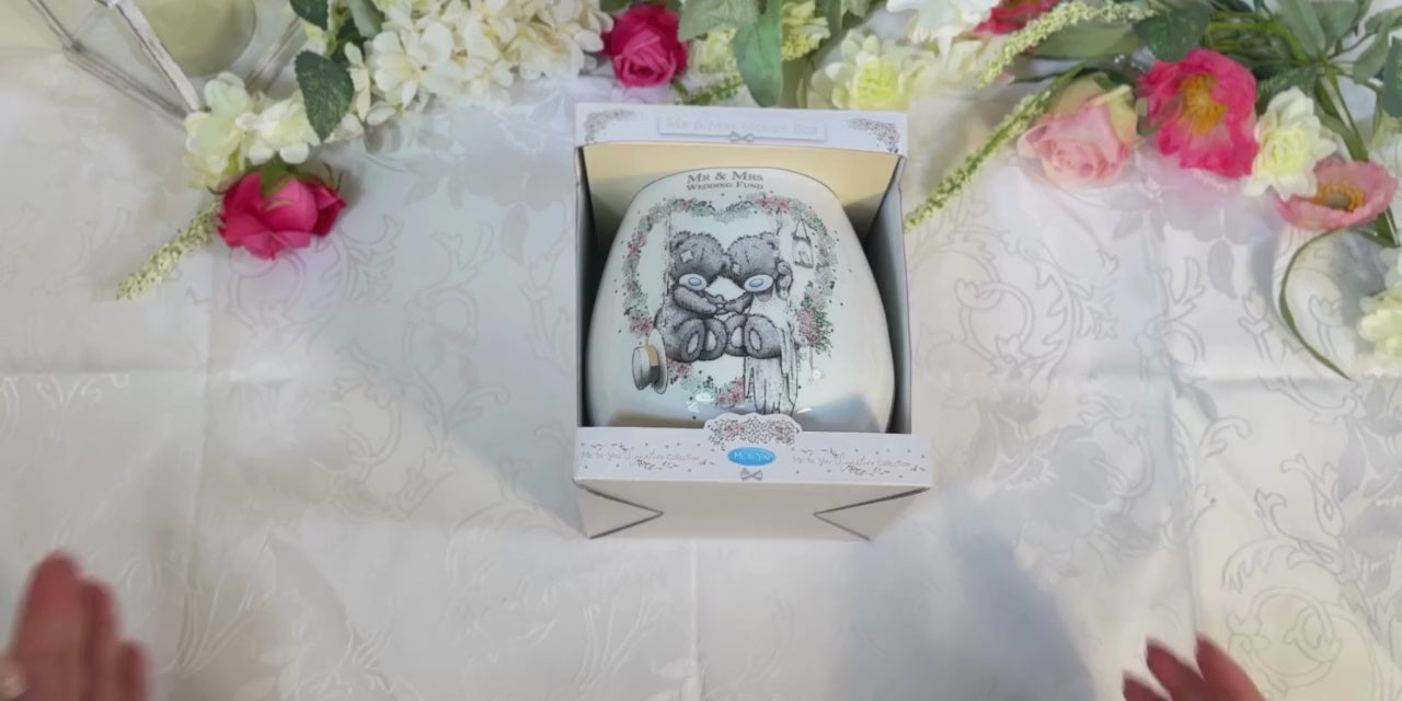 Mr & Mrs Wedding Money Box