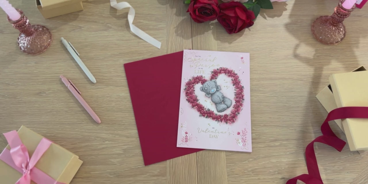 Me to You Tatty Teddy 'Special Person In My Life' Valentine's Day Card 6 x 9