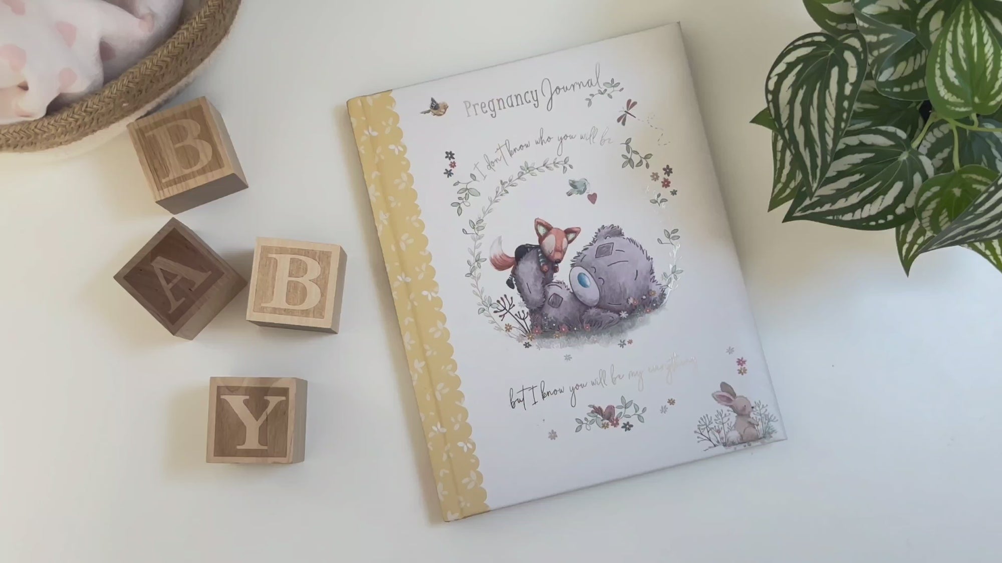 Me to You Tiny Tatty Teddy Pregnancy Journal, Hardback Baby Book With Pregnancy Calendar - Official Collection